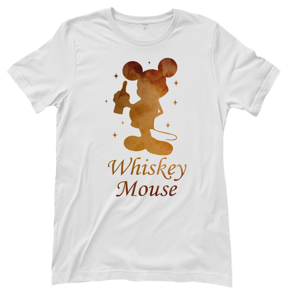 Whiskey Mouse - Prinzessin Aquarell - Damenshirt White