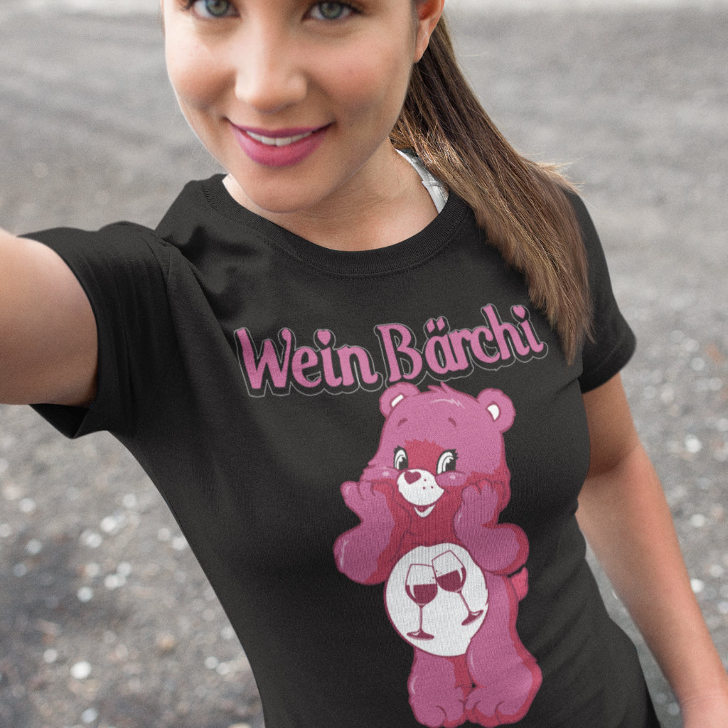 Wein Bärchi - Glücksbärchi - Damenshirt
