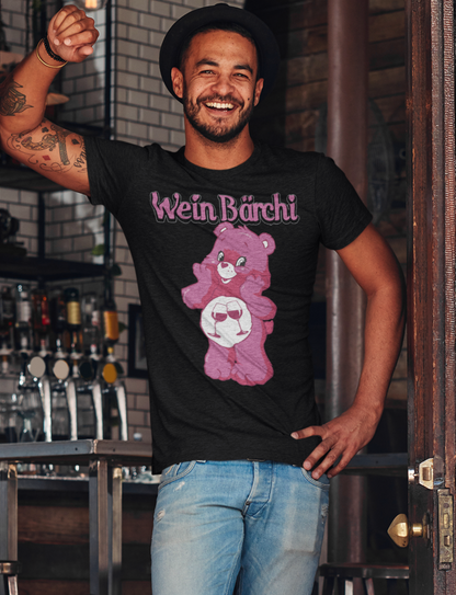 Wein Bärchi Glücksbärchi - Herren Premium Bio T-Shirt