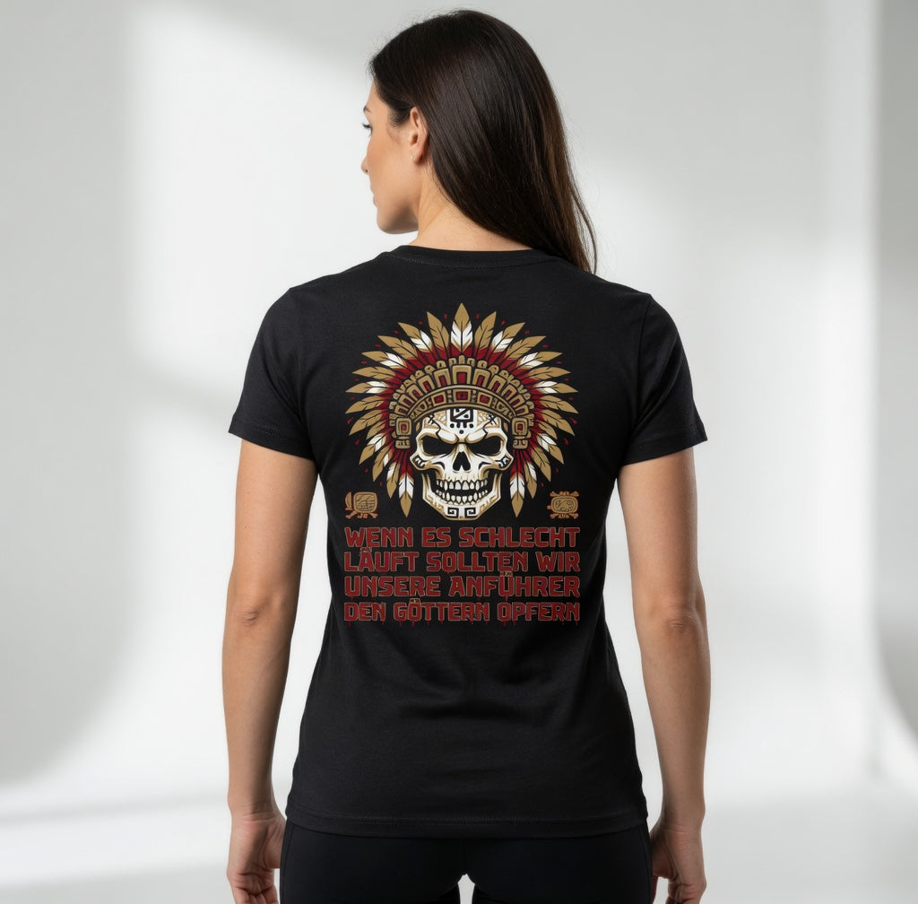 Wenn es schlecht läuft sollten wir unsere Anführer opfern - Damen Premium Bio T-Shirt
