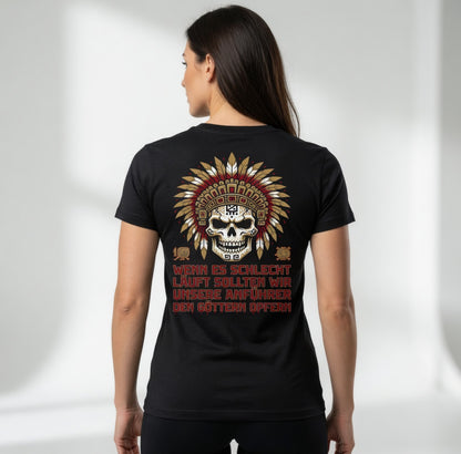 Wenn es schlecht läuft sollten wir unsere Anführer opfern - Damen Premium Bio T-Shirt