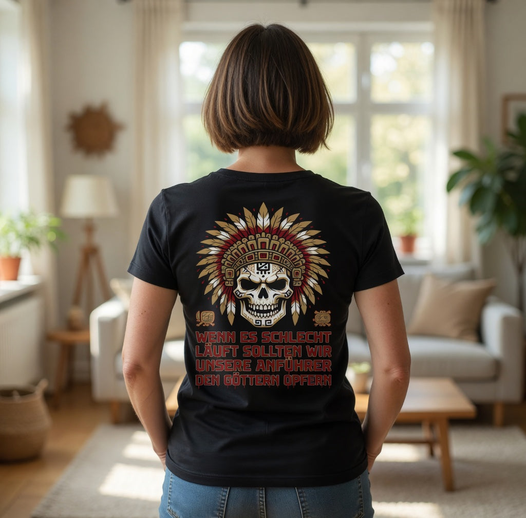 Wenn es schlecht läuft sollten wir unsere Anführer opfern - Damen Premium Bio T-Shirt