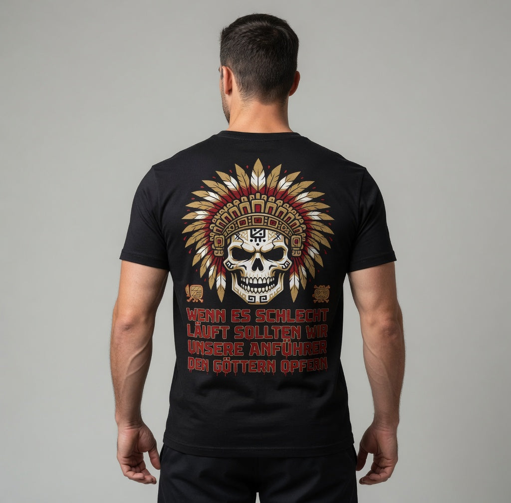 Wenn es schlecht läuft sollten wir unsere Anführer opfern - Herren T-Shirt