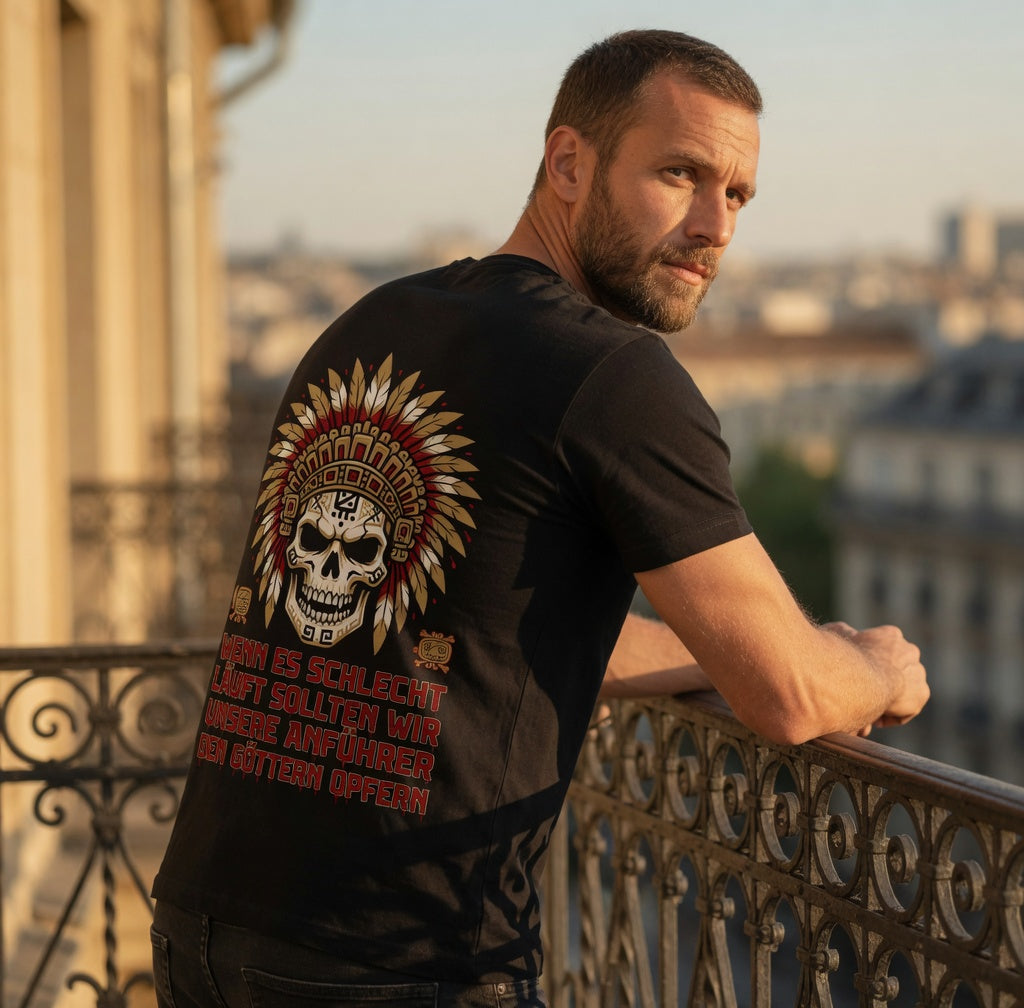 Wenn es schlecht läuft sollten wir unsere Anführer opfern - Herren T-Shirt