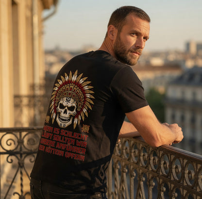 Wenn es schlecht läuft sollten wir unsere Anführer opfern - Herren T-Shirt