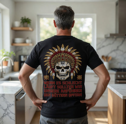 Wenn es schlecht läuft sollten wir unsere Anführer opfern - Herren T-Shirt