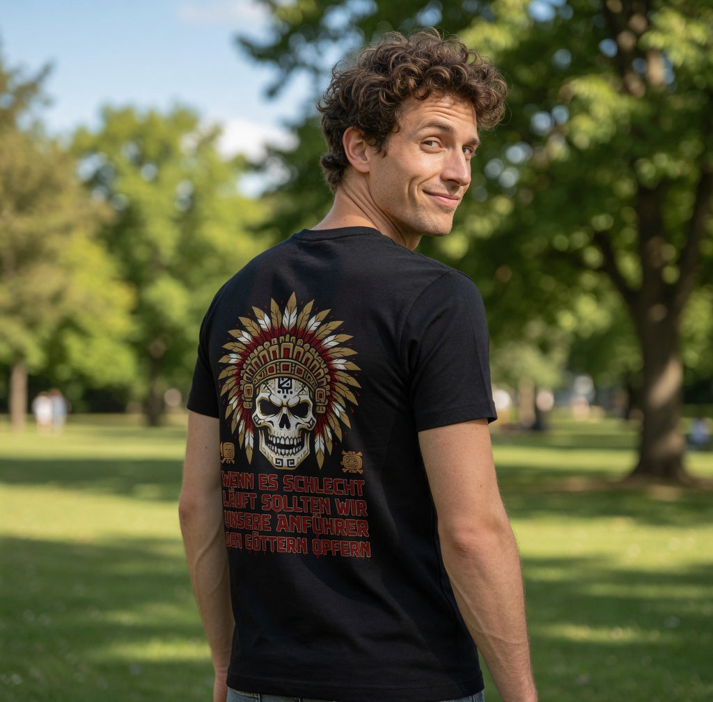 Wenn es schlecht läuft sollten wir unsere Anführer opfern - Herren T-Shirt