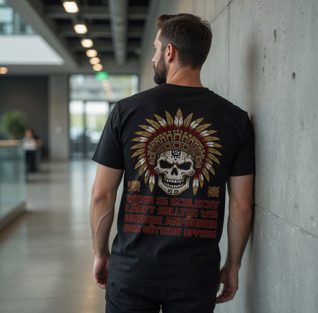 Wenn es schlecht läuft sollten wir unsere Anführer opfern - Herren T-Shirt