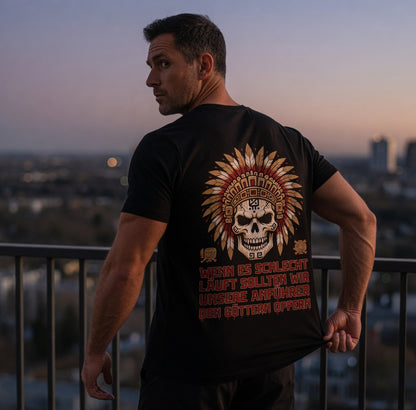 Wenn es schlecht läuft sollten wir unsere Anführer opfern - Herren T-Shirt