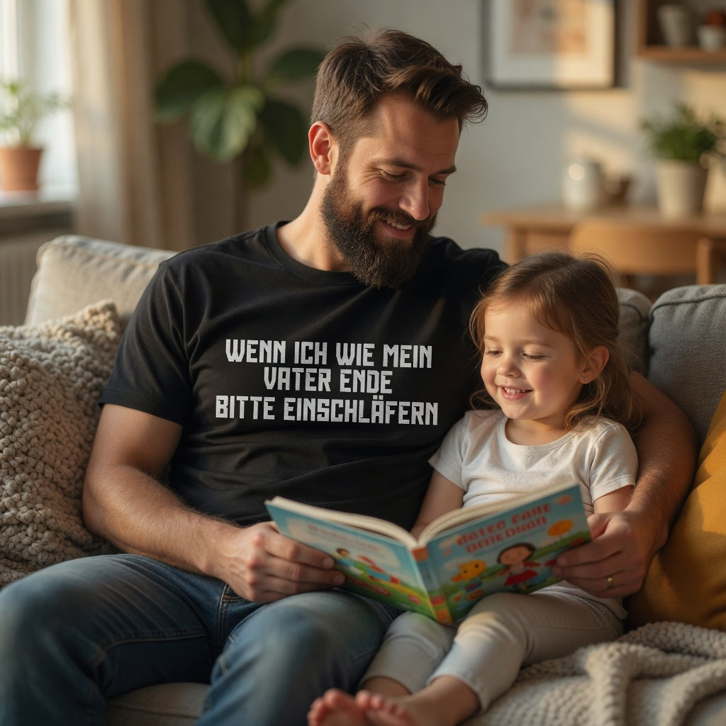 Wenn ich wie mein Vater ende bitte einschläfern - Herren T-Shirt