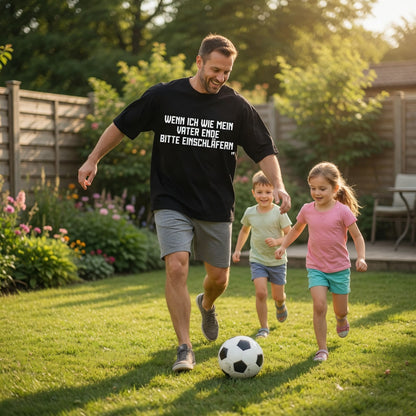 Wenn ich wie mein Vater ende bitte einschläfern - Jack and Jones Oversize T-Shirt