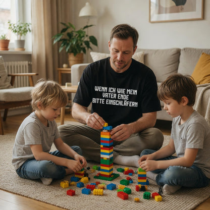 Wenn ich wie mein Vater ende bitte einschläfern - Jack and Jones Oversize T-Shirt