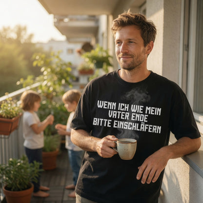 Wenn ich wie mein Vater ende bitte einschläfern - Jack and Jones Oversize T-Shirt