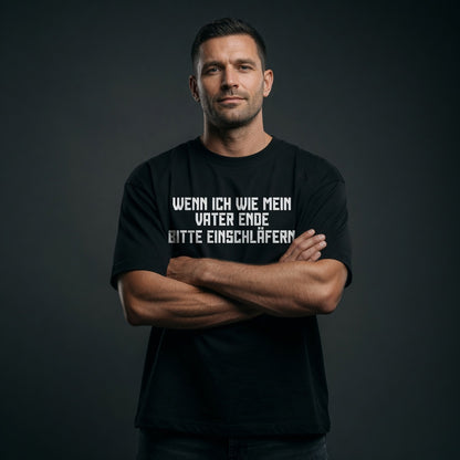 Wenn ich wie mein Vater ende bitte einschläfern - Jack and Jones Oversize T-Shirt