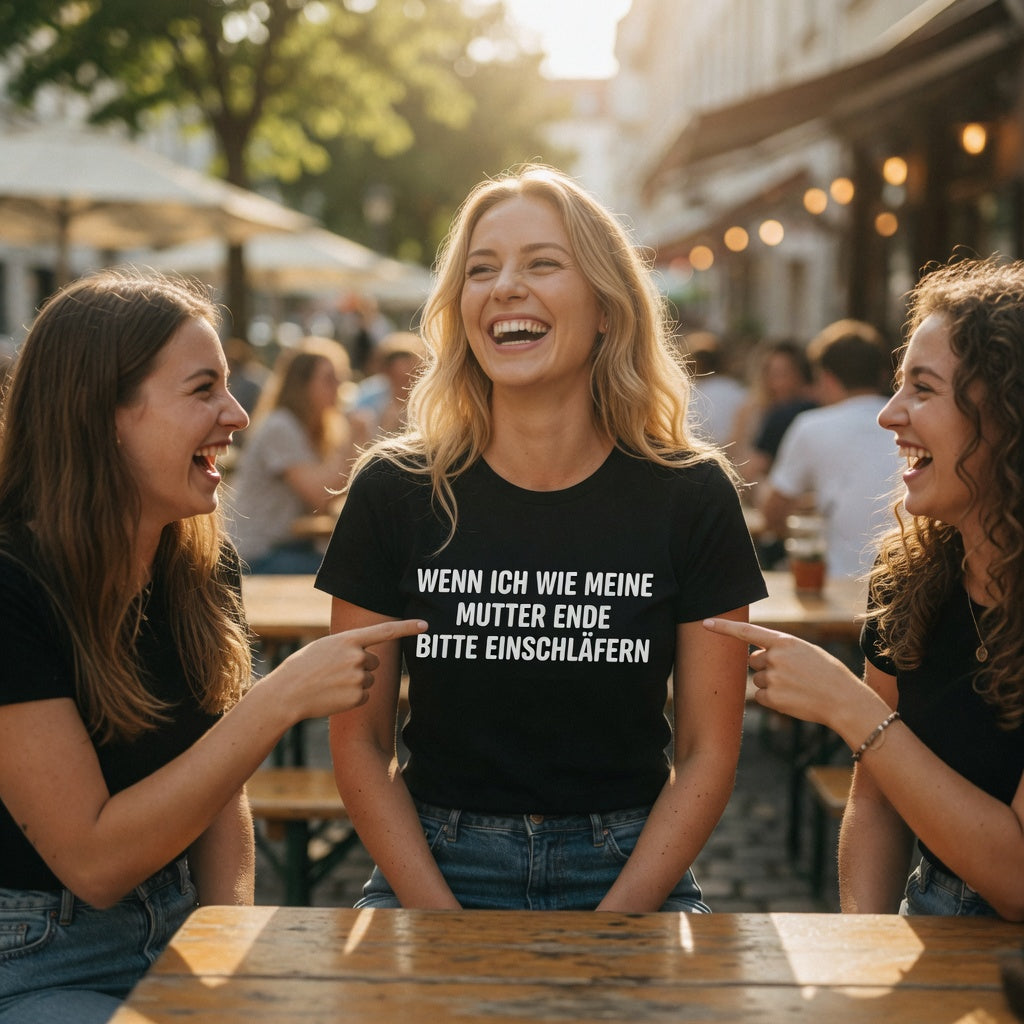 Wenn ich wie meine Mutter ende bitte einschläfern - Damen Premium Bio T-Shirt