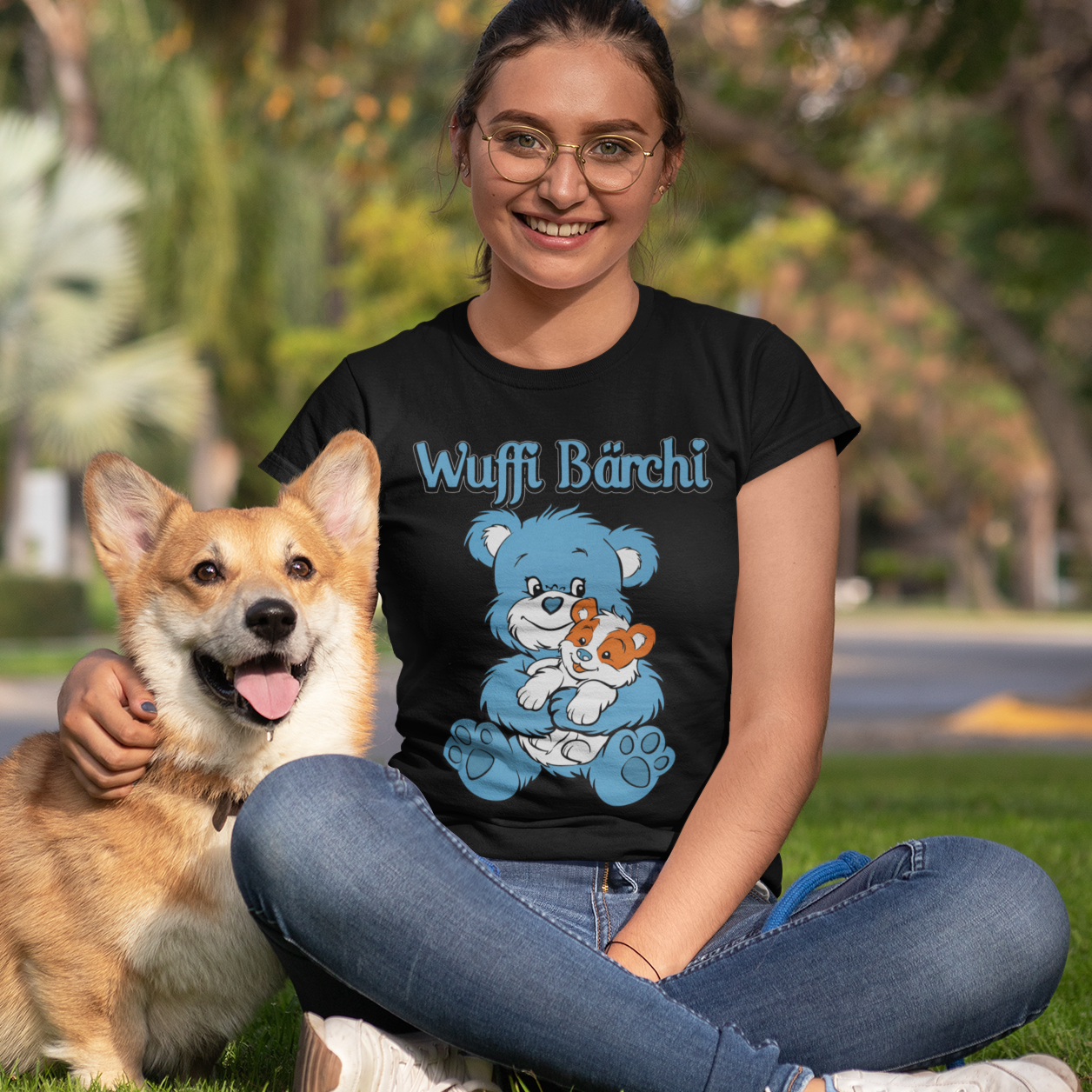 Wuffi Bärchi - Glücksbärchi - Damen Premium Bio T-Shirt