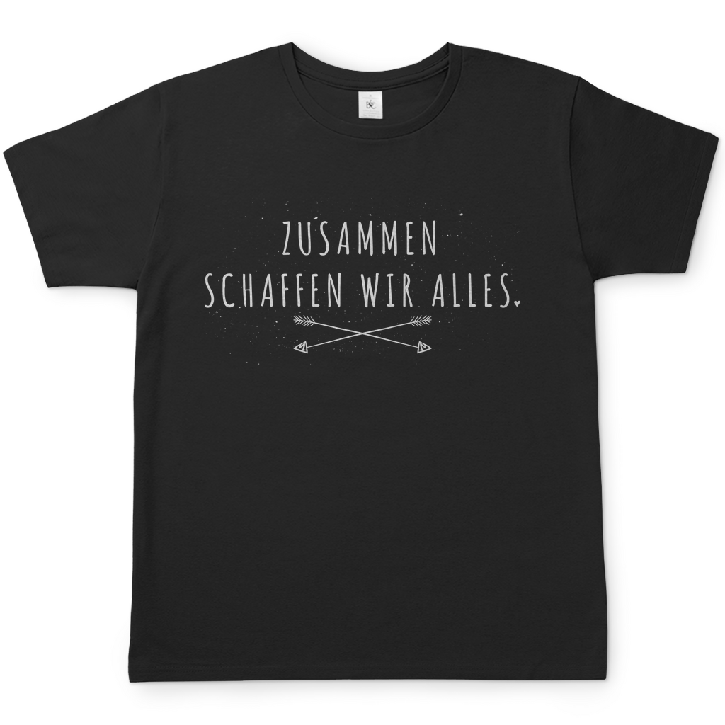 Zusammen schaffen wir alles - Herren Shirt Black