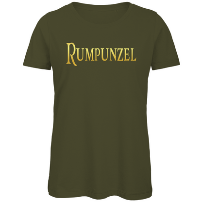 Rumpunzel - Prinzessin Gold - Damen Premium Bio T-Shirt Khaki