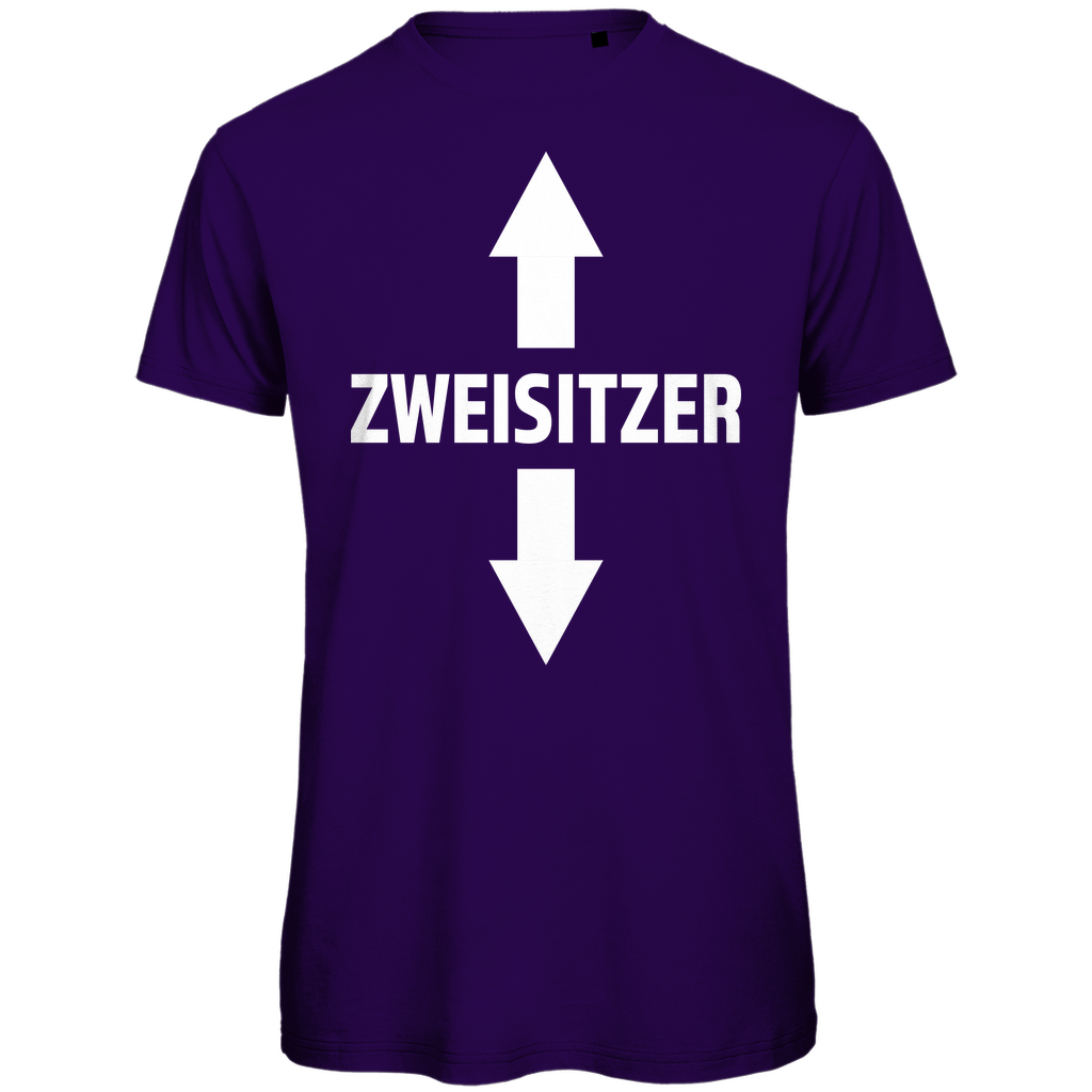 Zweisitzer - Herren Premium Bio T-Shirt Urban Purple