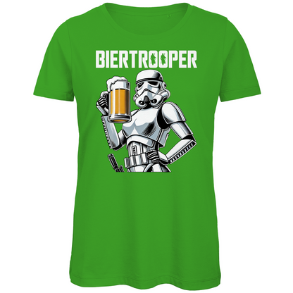 Biertrooper - Star Wars Stormtrooper - Damen Premium Bio T-Shirt Real Green