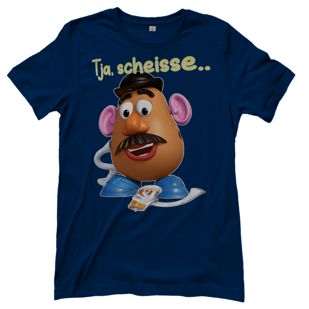 Tja, scheisse - Charlie Naseweis Toy Story - Damenshirt Navy