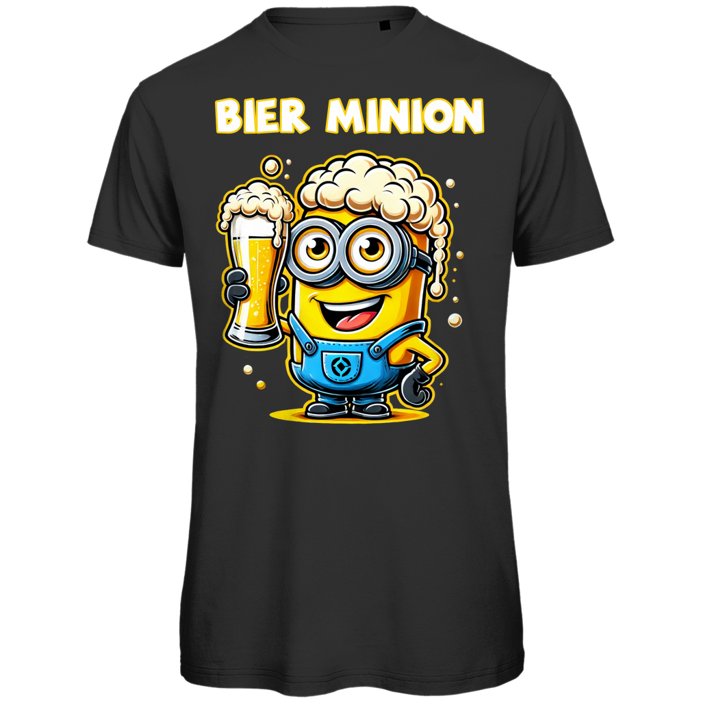 Bier Minion - Herren Premium Bio T-Shirt