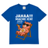 Herren V-Neck Shirt Jahaa Mache Ich Später Vielleicht Chill Bär Glücksbärchi Royal Blue