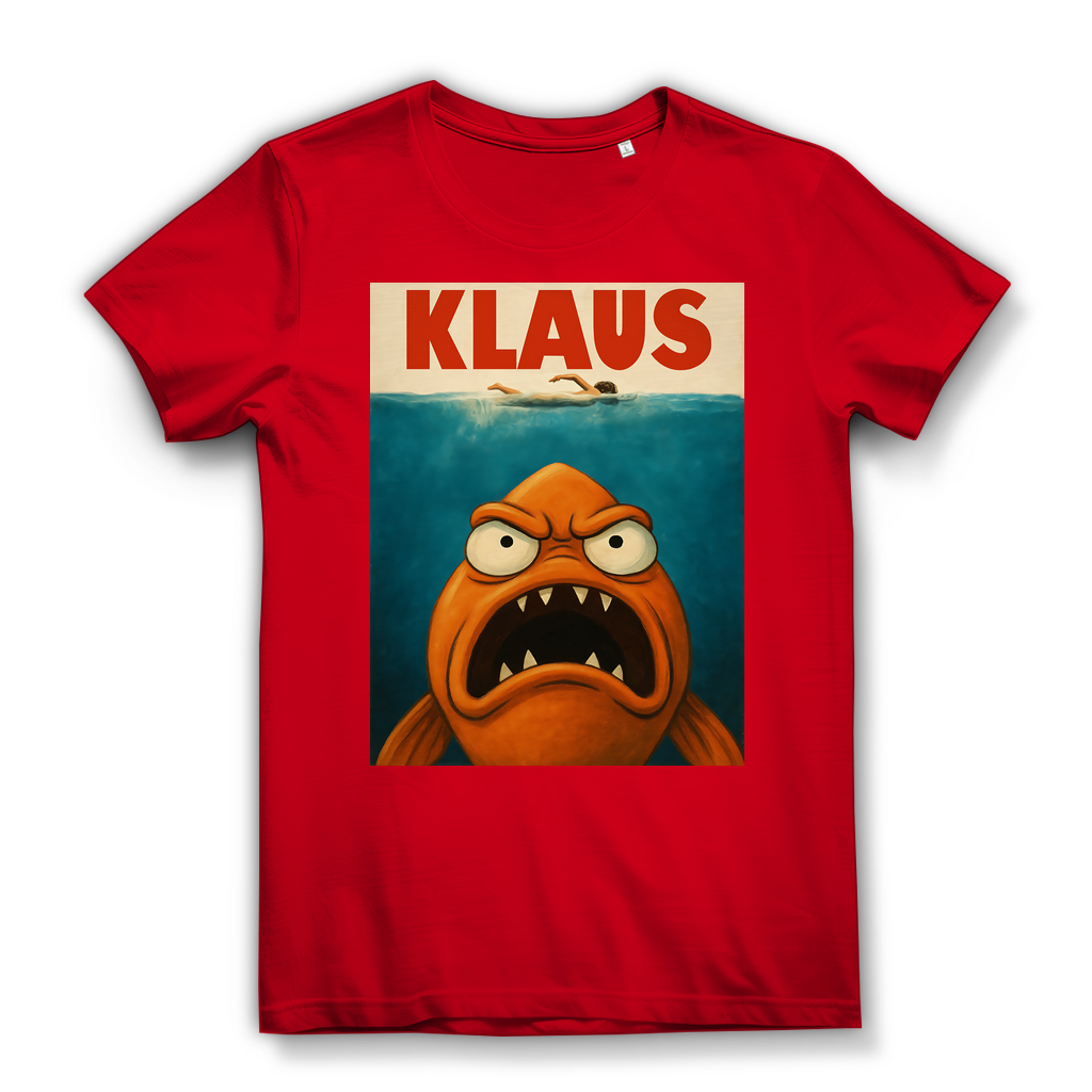 Klaus der Weiße Hai American Dad Mashup - Damen Premium Bio T-Shirt Red