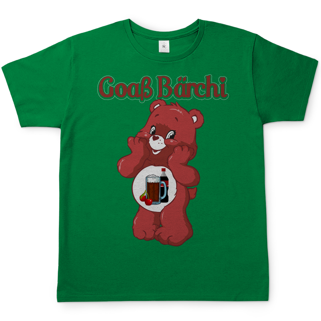 Goaß Bärchi - Glücksbärchi - Herren Shirt Kelly Green