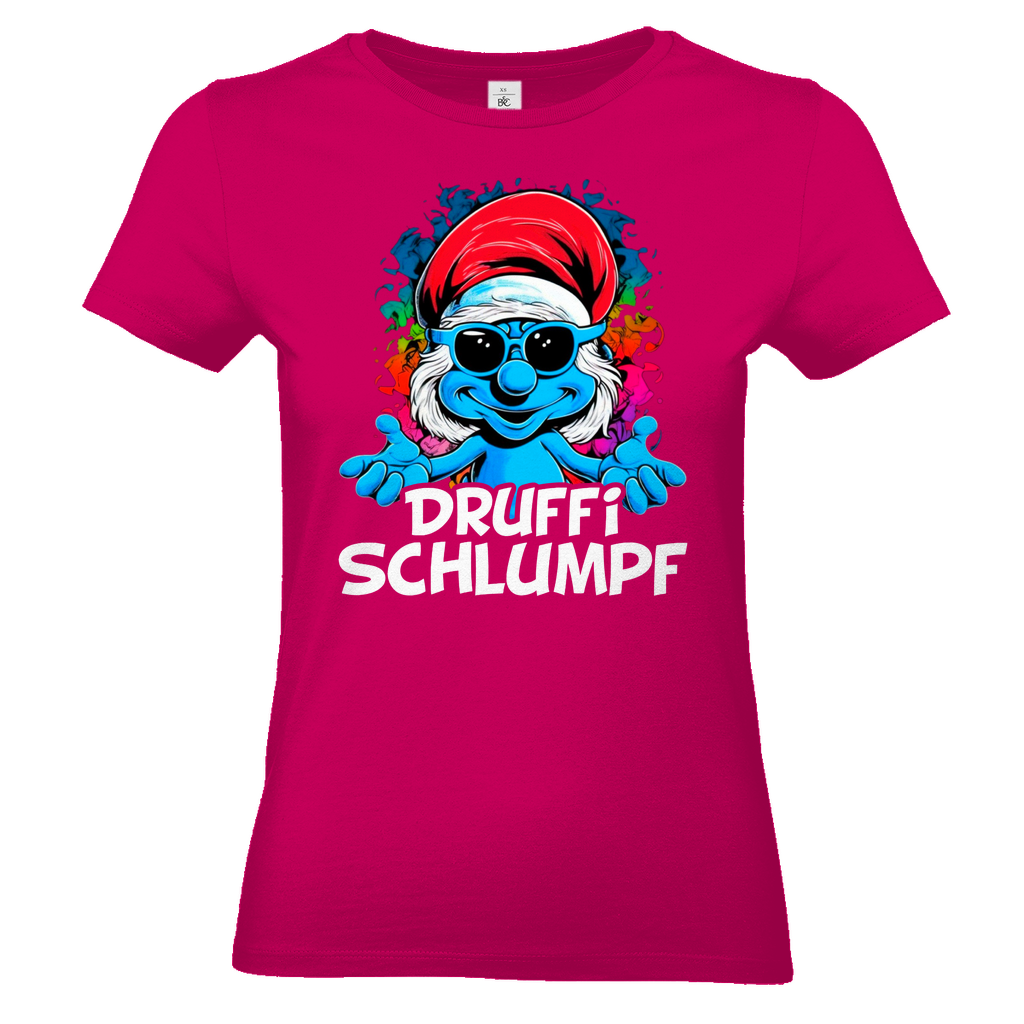 Druffi Schlumpf Grafik - Damenshirt Sorbet