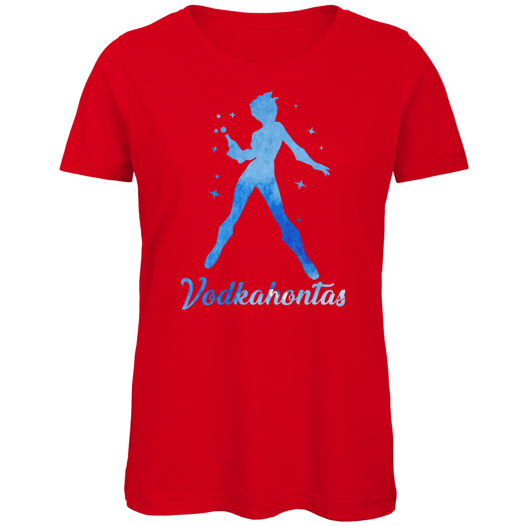 Vodkahontas - Prinzessin Aquarell - Damen Premium Bio T-Shirt Red