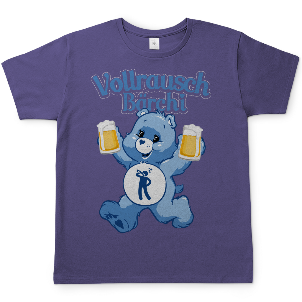 Vollrausch Bärchi - Glücksbärchi - Herren Shirt Millennial Lilac