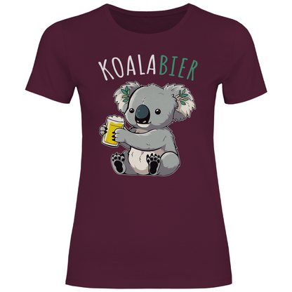 Koalabier - Damenshirt Burgundy