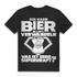 Herren Shirt Ich kann Bier in Luft verwandeln lustiges Superkraft Spruch T-Shirt Black