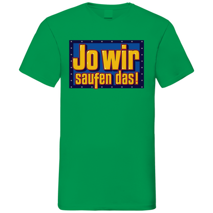 Jo wir saufen das - Bob der Baumeister - Herren V-Neck Shirt