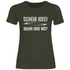 Scheiß Idee! Wann und wo? - Damenshirt Urban Khaki