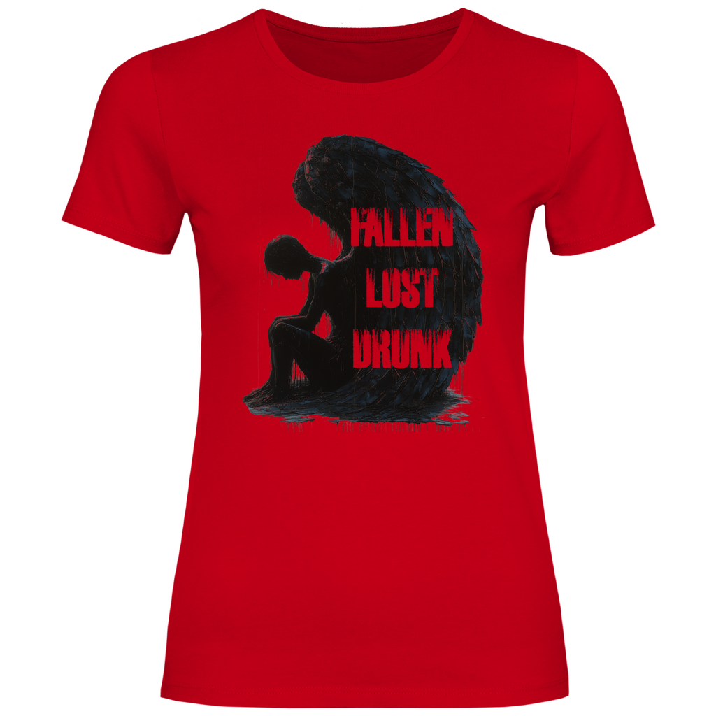 Fallen Lost Drunk Angel - Damenshirt