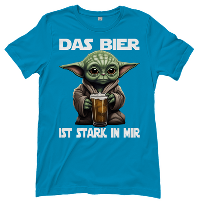 Das Bier ist stark in mir - Baby Yoda Grogu - Damenshirt