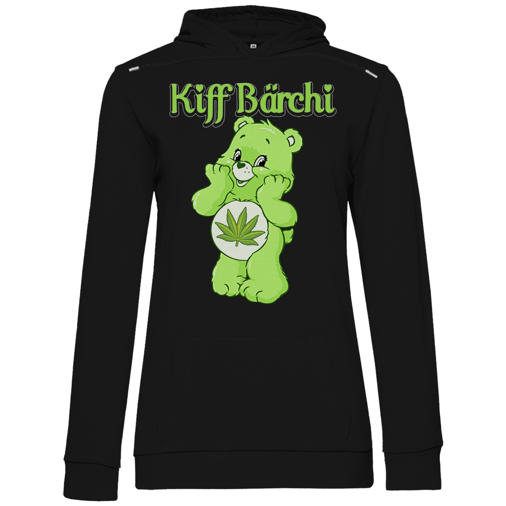 Kiff Bärchi - Glücksbärchi - Damen Hoodie Black