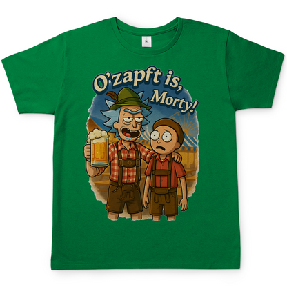 O´Zapft is Morty! Rick &amp; Morty Oktoberfest Bier - Herren T-Shirt