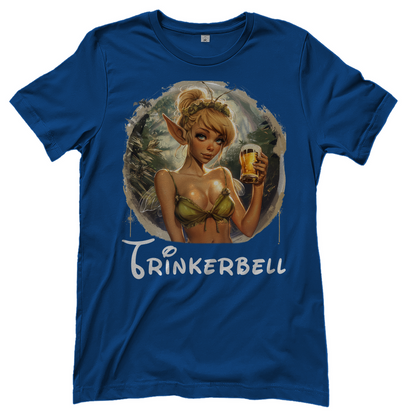 Trinkerbell Retro - Damenshirt Royal Blue