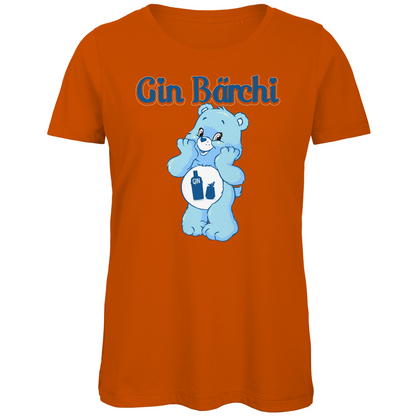 Gin Bärchi - Glücksbärchi - Damen Premium Bio T-Shirt Urban Orange