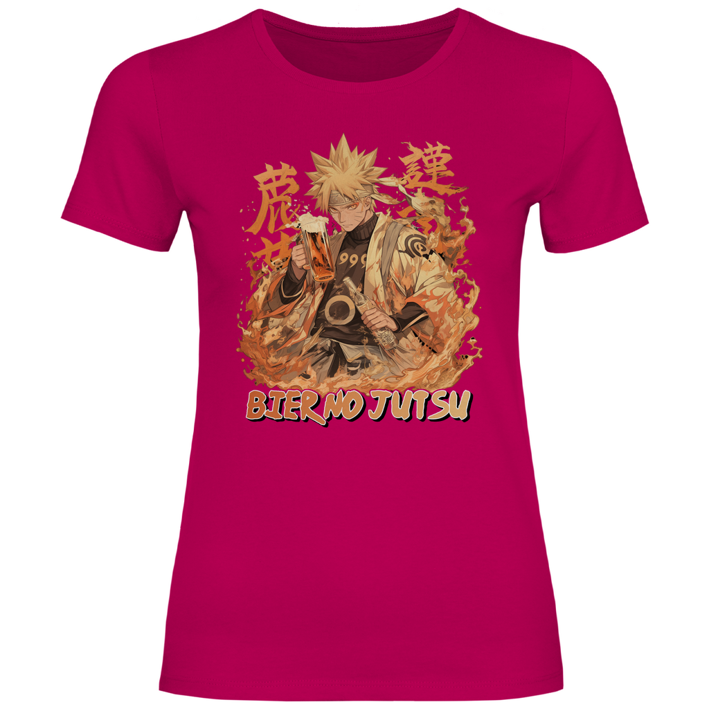 Naruto Bier no Jutsu - Damenshirt Sorbet