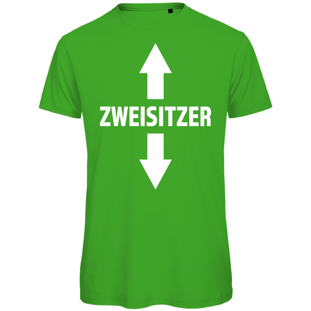 Zweisitzer - Herren Premium Bio T-Shirt Real Green