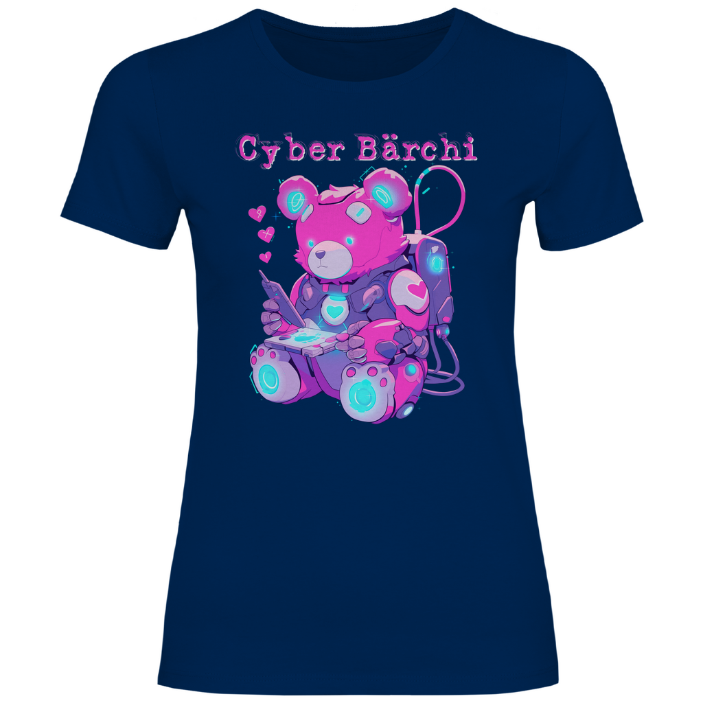 Cyber Bärchi - Glücksbärchi - Damenshirt