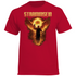 Strammsein Du Ich Wir Bier - Herren Heavy Cotton T-Shirt Sport Scarlet Red