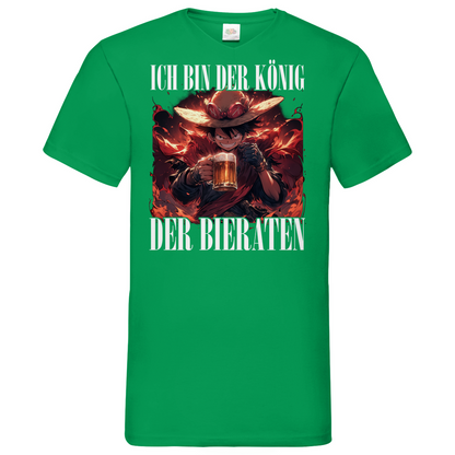 König der Bieraten - One Piece Ruffy - Herren V-Neck Shirt