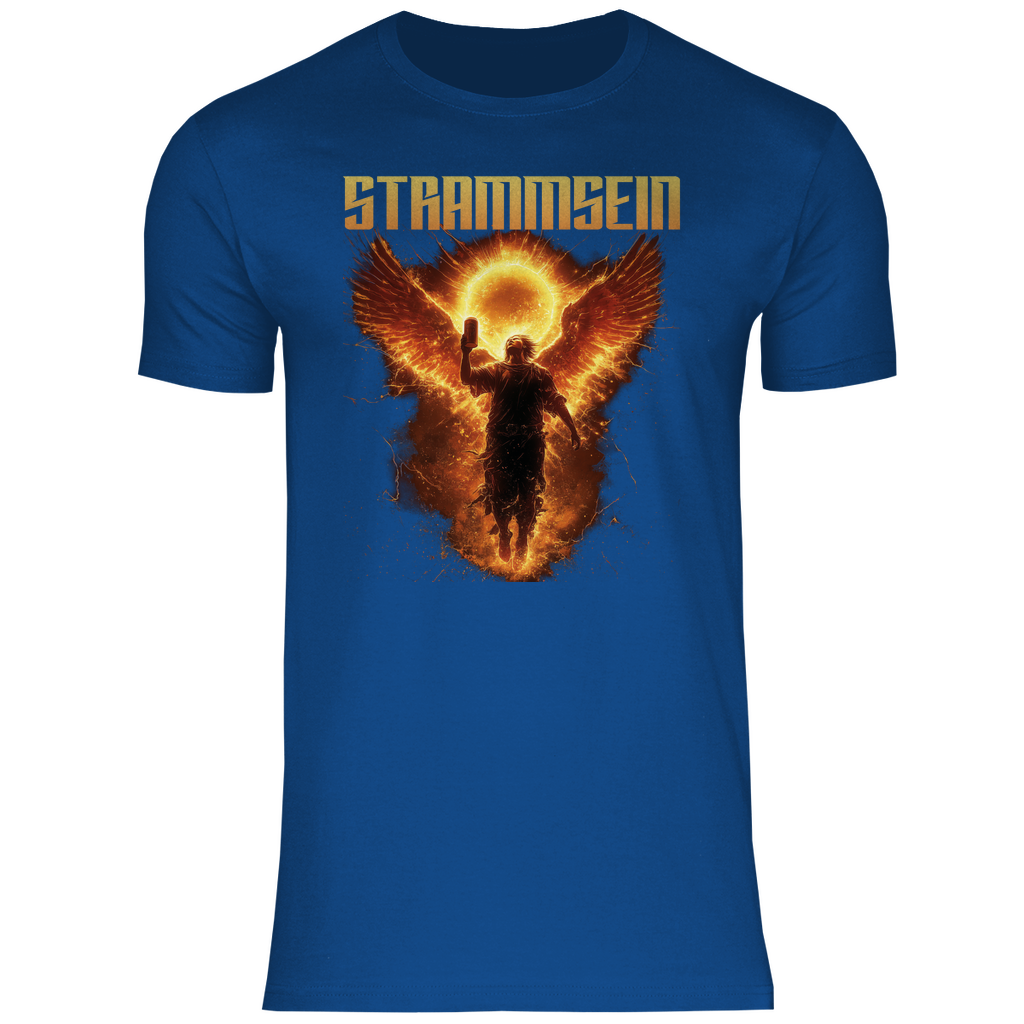 Strammsein Du Ich Wir Bier - Herren Shirt Royal Blue
