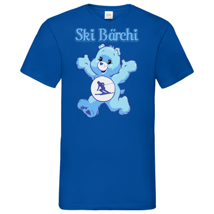 Ski Bärchi - Glücksbärchi - Herren V-Neck Shirt Royal Blue