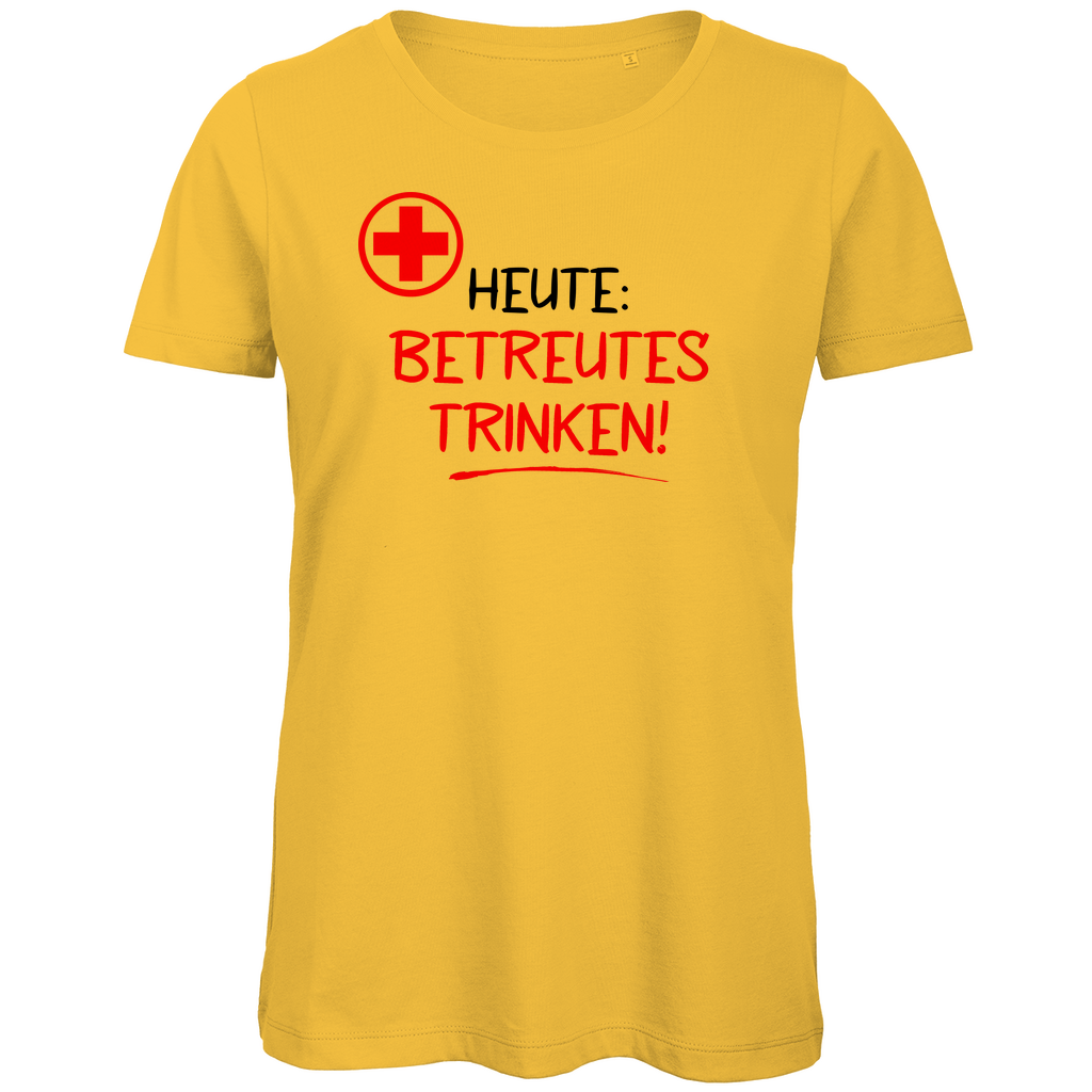 Heute betreutes Trinken! - Damen Premium Bio T-Shirt